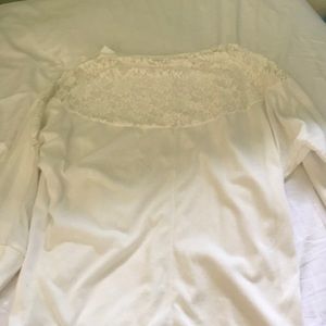 Shirts & Tops - white long sleeve shirt Shirts & Tops - white long sleeve shirt